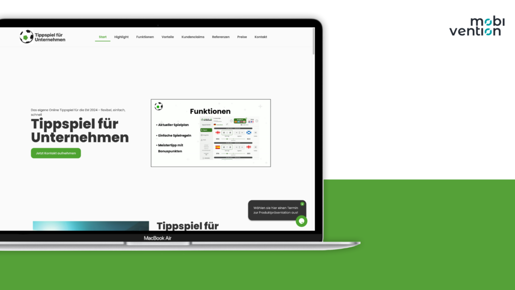 tippspiel mockup mac